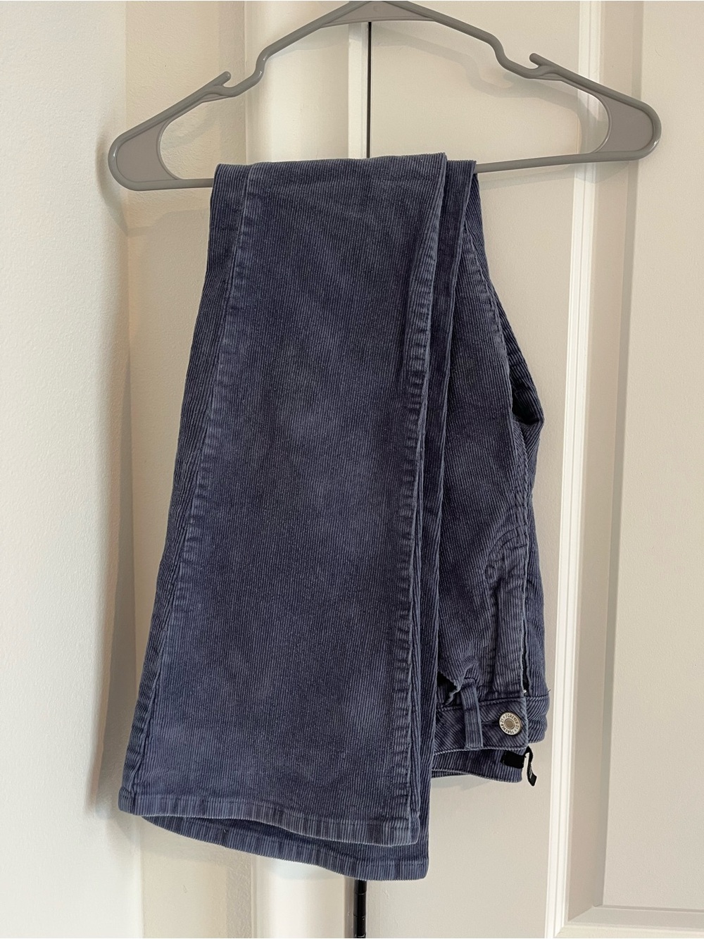 Forever 21 Navy Blue Corduroy Flare Jeans
